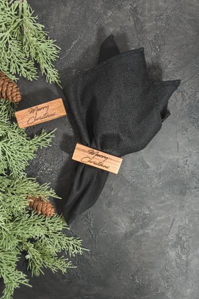Napkin Rings - Merry X Mas